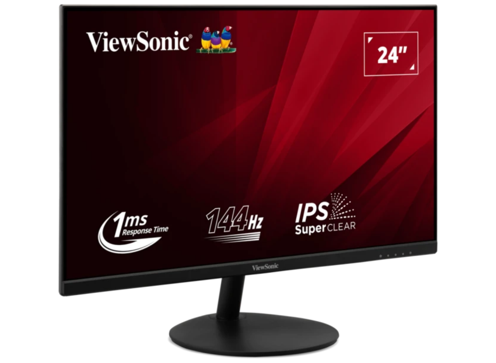 ViewSonic VA24E2-H 24” Full HD 144Hz Monitor with Fast 1ms Response Time Desktop Monitor ViewSonic