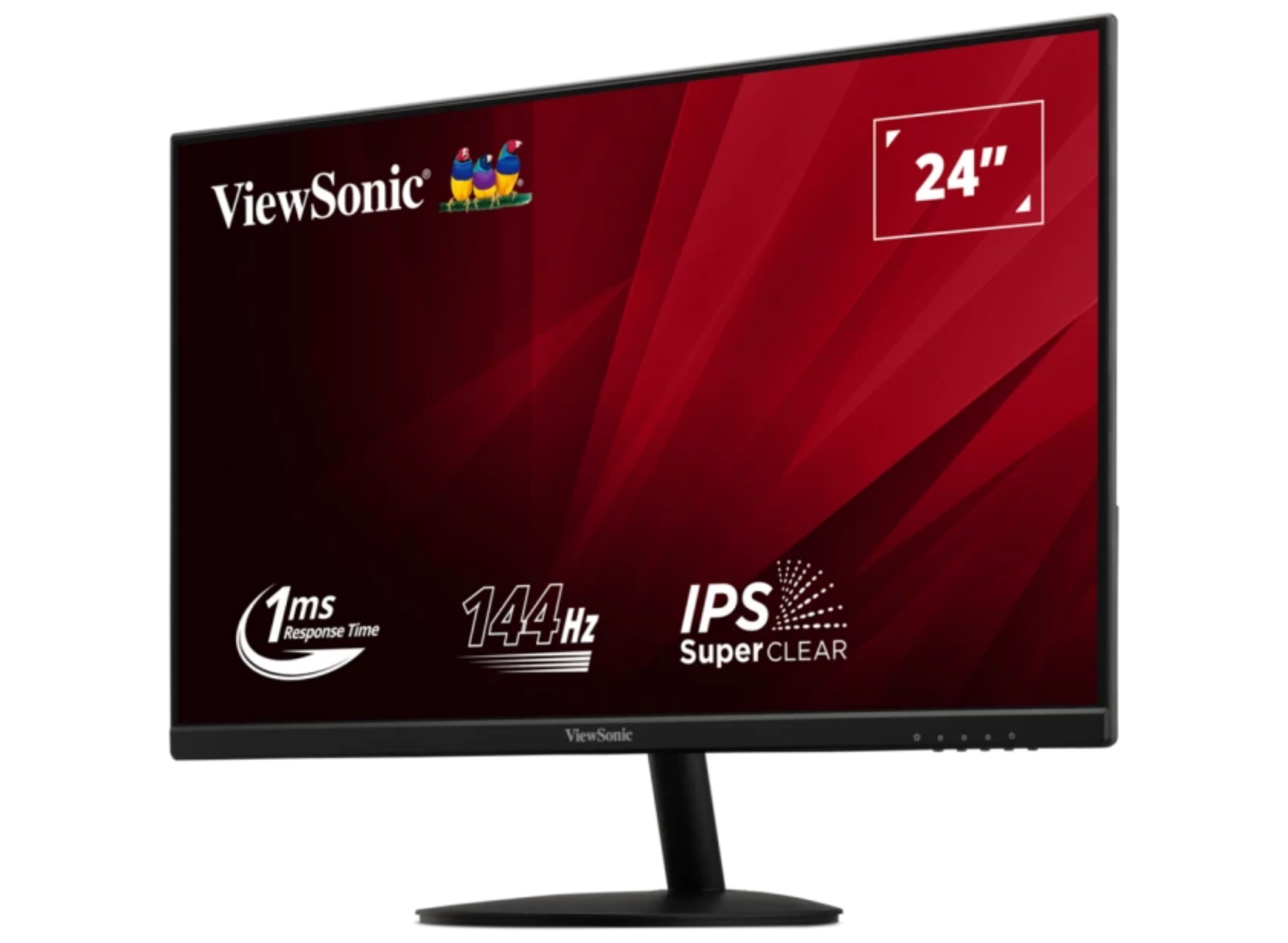 ViewSonic VA24E2-H 24” Full HD 144Hz Monitor with Fast 1ms Response Time Desktop Monitor ViewSonic