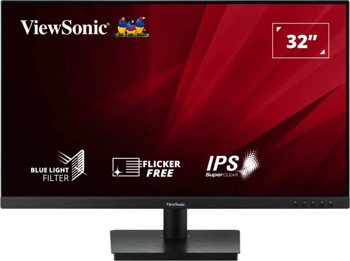 ViewSonic VA3209-MH 32" Full HD 75Hz Monitor with Built-In Speakers Desktop Monitor ViewSonic