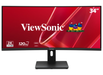 ViewSonic VA3420C-2 34” 120Hz UWQHD Curved Monitor with KVM Switch Desktop Monitor ViewSonic