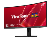 ViewSonic VA3420C-2 34” 120Hz UWQHD Curved Monitor with KVM Switch Desktop Monitor ViewSonic