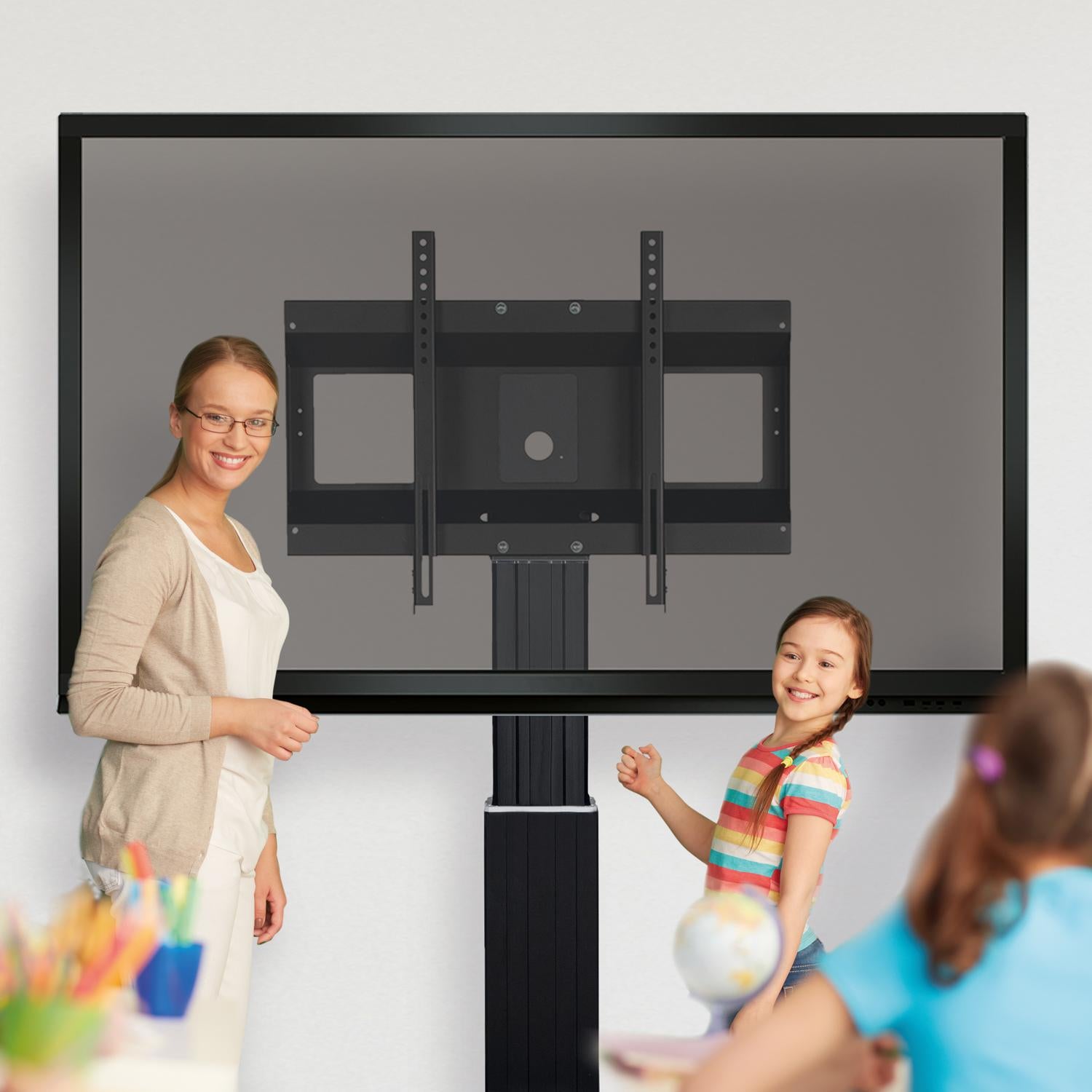 ViewSonic VB-CNF-001 Motorised Display Wall Mount For 42"-100" Displays Floor to Wall Mount Bracket ViewSonic