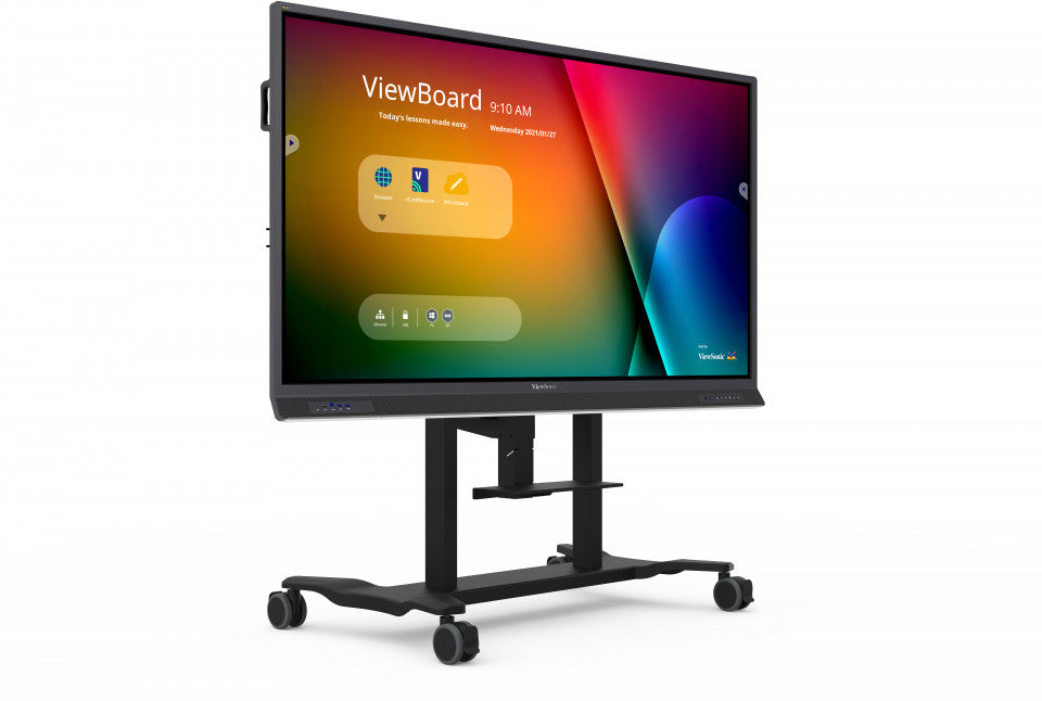 ViewSonic 55″ – 86″ Motorised Trolley | VB-STND-008 Motorised Trolley ViewSonic