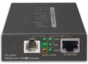 Planet 1-Port 10/100/1000T Ethernet to VDSL2 Converter -30a profile w/ G.vectoring, RJ11 | VC-231G Video Signal Converter Planet