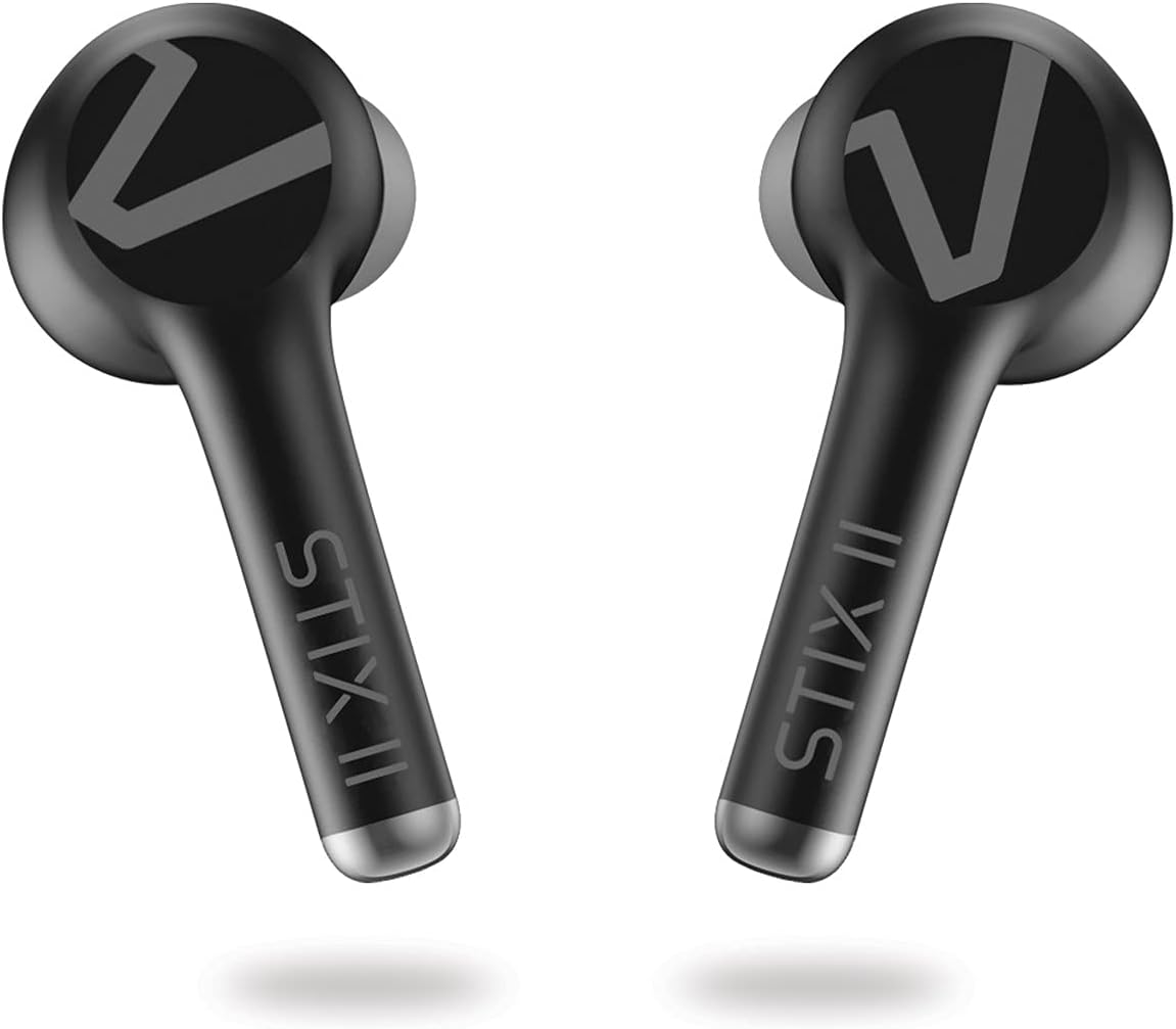 Veho STIX II True Wireless Earphones Carbon Black | VEP-210-STIX2-B Headset Veho
