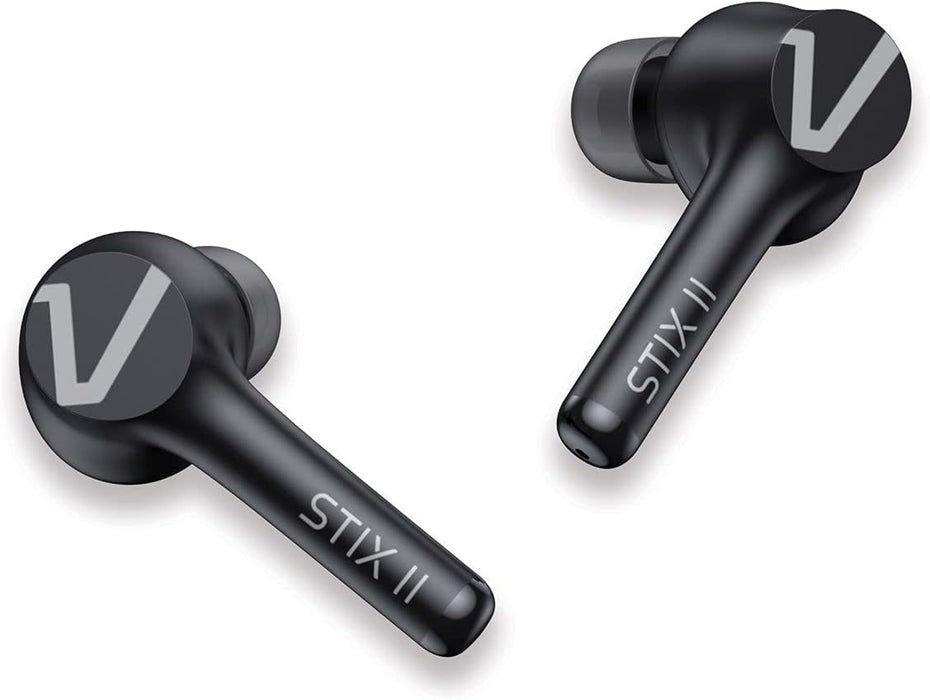 Veho STIX II True Wireless Earphones Carbon Black | VEP-210-STIX2-B