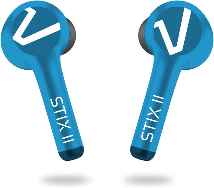 Veho STIX II True Wireless Earphones – Aqua Blue | VEP-211-STIX2-A Headset Veho