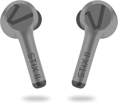 Veho STIX II True Wireless Earphones – Platinum Grey | VEP-212-STIX2-G Headset Veho