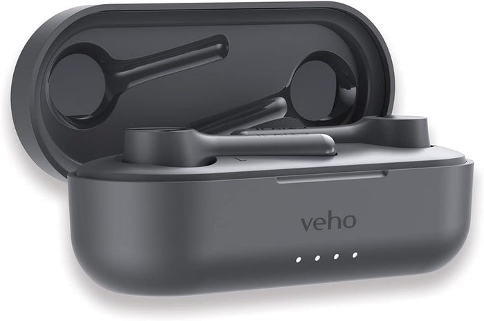 Veho STIX II True Wireless Earphones – Platinum Grey | VEP-212-STIX2-G Headset Veho