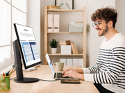 ViewSonic VG2409U-2 24” Full HD Ergonomic Docking Monitor with USB-C Hub Desktop Monitor ViewSonic