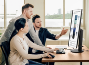 ViewSonic VG2409-MHDU-2 24” 100Hz 4ms Full HD Ergonomic IPS Monitor with USB-C Hub Desktop Monitor ViewSonic