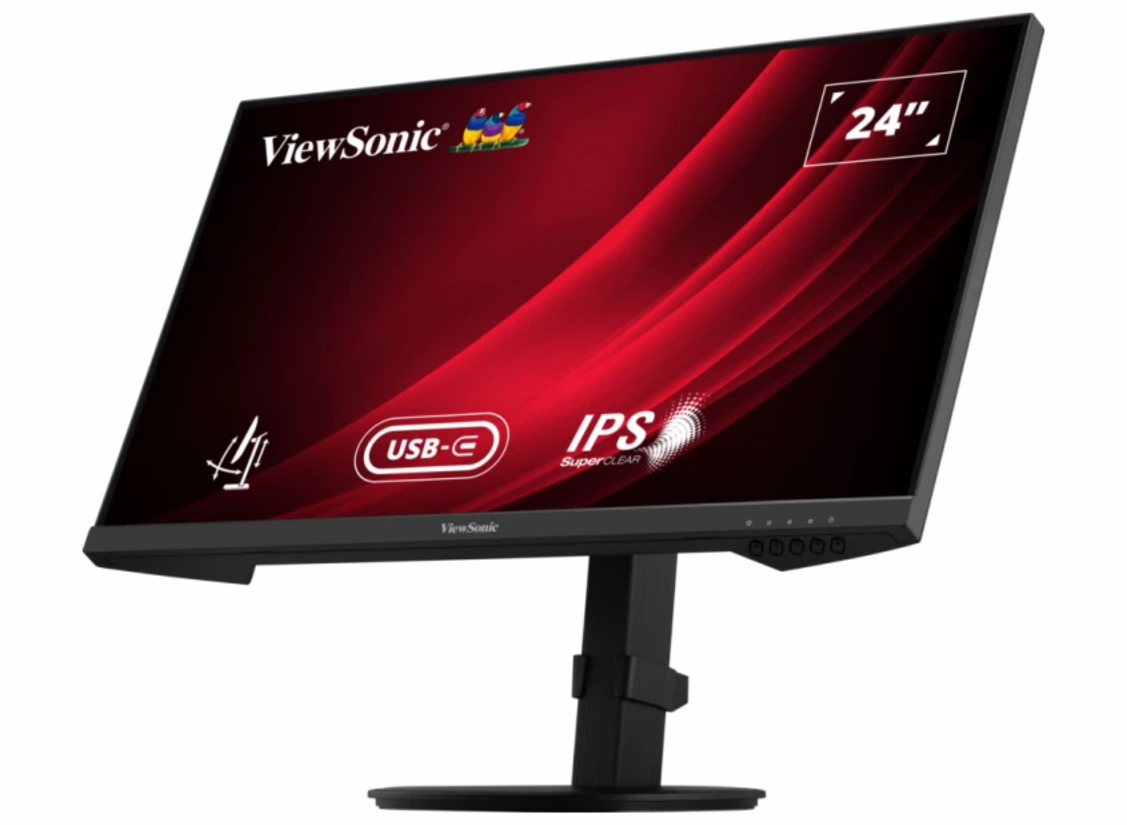 ViewSonic VG2409-MHDU-2 24” 100Hz 4ms Full HD Ergonomic IPS Monitor with USB-C Hub Desktop Monitor ViewSonic
