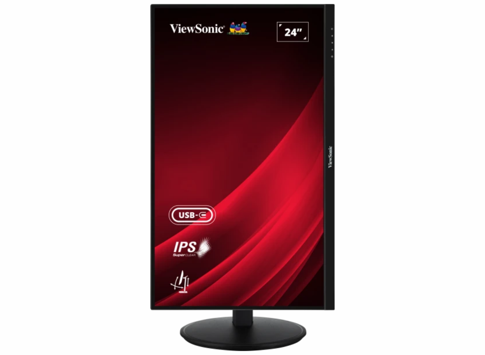 ViewSonic VG2409-MHDU-2 24” 100Hz 4ms Full HD Ergonomic IPS Monitor with USB-C Hub Desktop Monitor ViewSonic