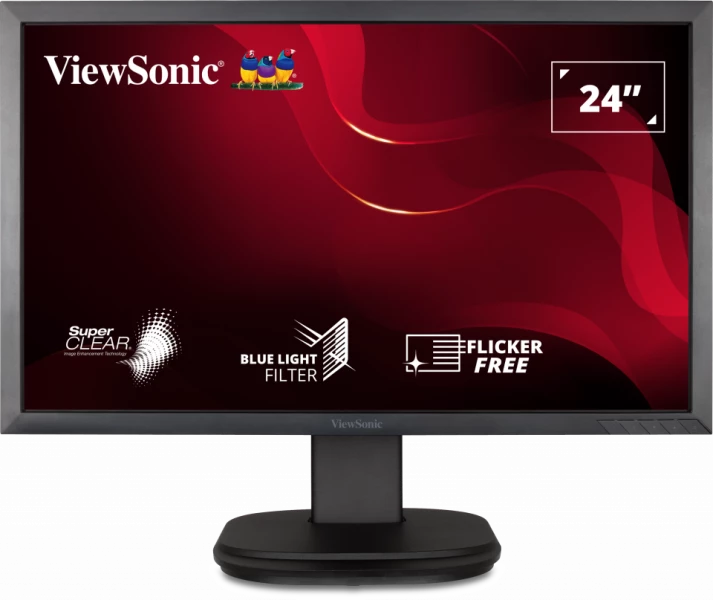 ViewSonic VG2439SMH-2 24” Full HD Ergonomic LED Monitor w/ Flexible Connectivity Desktop Monitor ViewSonic