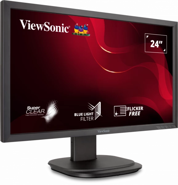 ViewSonic VG2439SMH-2 24” Full HD Ergonomic LED Monitor w/ Flexible Connectivity Desktop Monitor ViewSonic