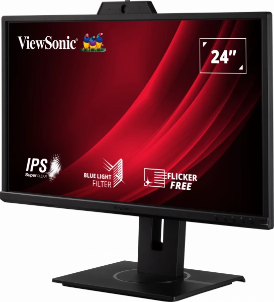 ViewSonic VG2440V 24” IPS Full HD Video Conferencing Monitor Desktop Monitor ViewSonic