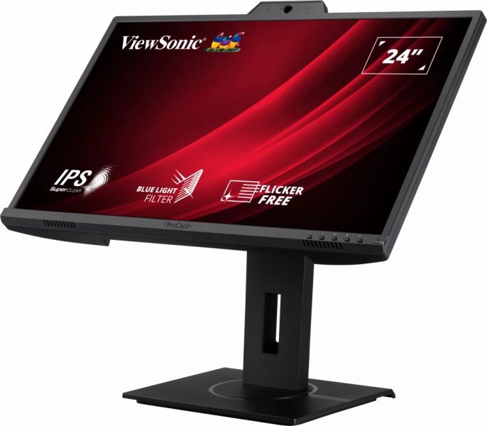 ViewSonic VG2440V 24” IPS Full HD Video Conferencing Monitor Desktop Monitor ViewSonic