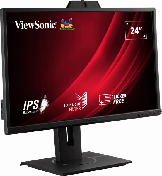 ViewSonic VG2440V 24” IPS Full HD Video Conferencing Monitor Desktop Monitor ViewSonic