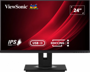 ViewSonic VG2456 24” Docking Monitor featuring USB Type-C and Ethernet Desktop Monitor ViewSonic