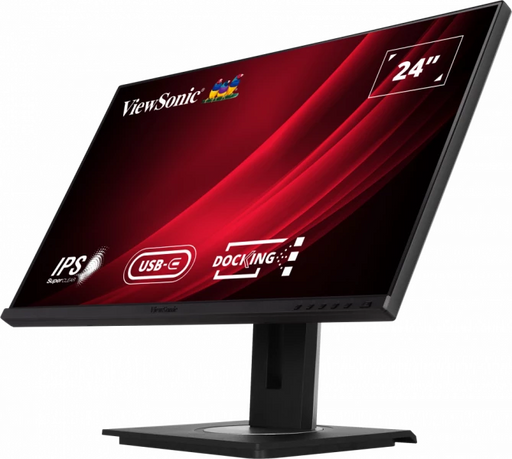 ViewSonic VG2456 24” Docking Monitor featuring USB Type-C and Ethernet