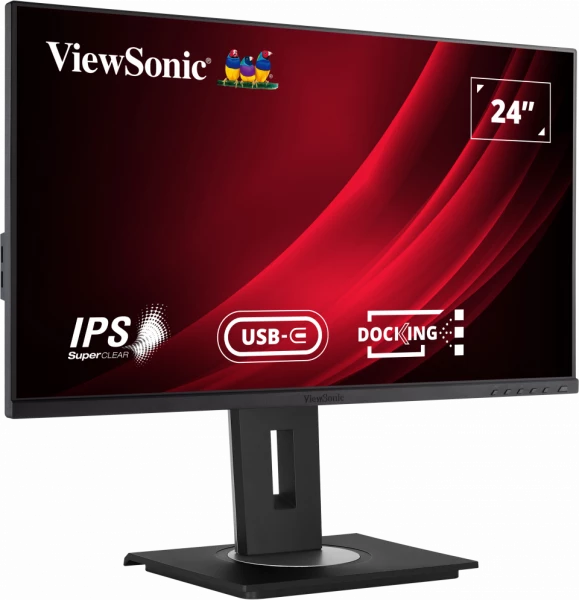 ViewSonic VG2456 24” Docking Monitor featuring USB Type-C and Ethernet Desktop Monitor ViewSonic
