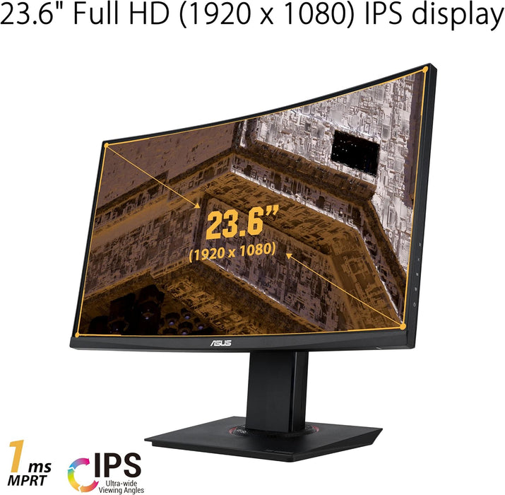 Asus 23.6" TUF Gaming 165Hz FHD FreeSync Premium Curved Monitor | VG24VQR