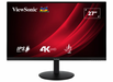 ViewSonic VG2708-4K 27” 60Hz 4ms 4K Ultra HD Ergonomic Monitor with HDR 10 Desktop Monitor ViewSonic