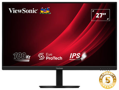 ViewSonic VG2709-2K-MHD-2 27” QHD 100Hz Monitor with Dual Speakers Desktop Monitor ViewSonic