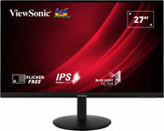 ViewSonic VG2709-2K-MHD 27" 75Hz QHD Monitor Desktop Monitor ViewSonic