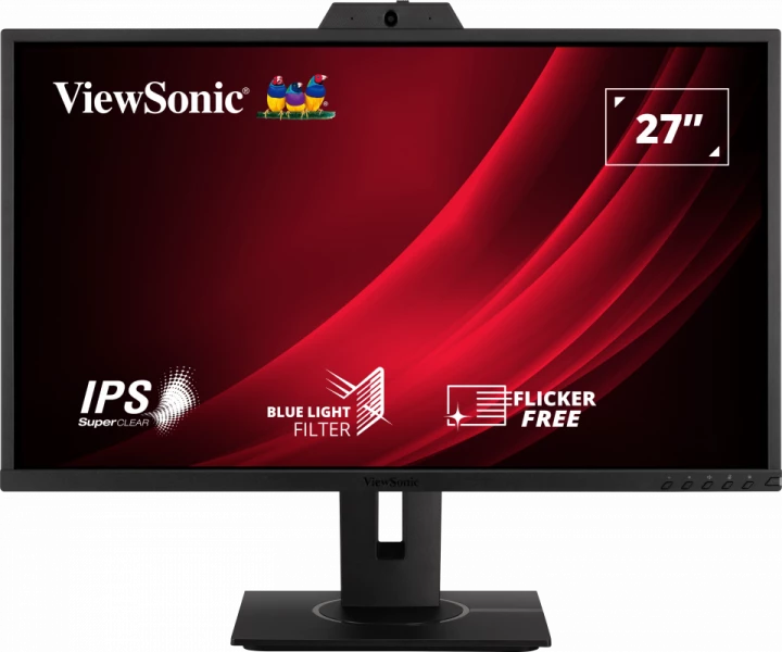 ViewSonic VG2740V 27” IPS Full HD 60Hz Video Conferencing Monitor Desktop Monitor ViewSonic