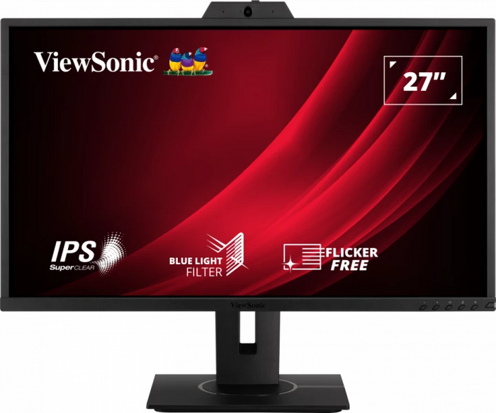 ViewSonic VG2740V 27” IPS Full HD 60Hz Video Conferencing Monitor Desktop Monitor ViewSonic