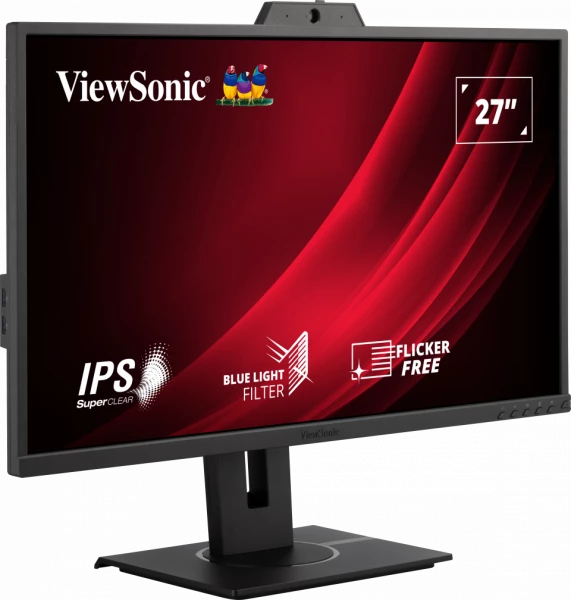 ViewSonic VG2740V 27” IPS Full HD 60Hz Video Conferencing Monitor Desktop Monitor ViewSonic