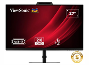 ViewSonic VG2741V-2K 27” 120Hz 4ms QHD USB-C Video Conferencing Monitor with Webcam Desktop Monitor ViewSonic