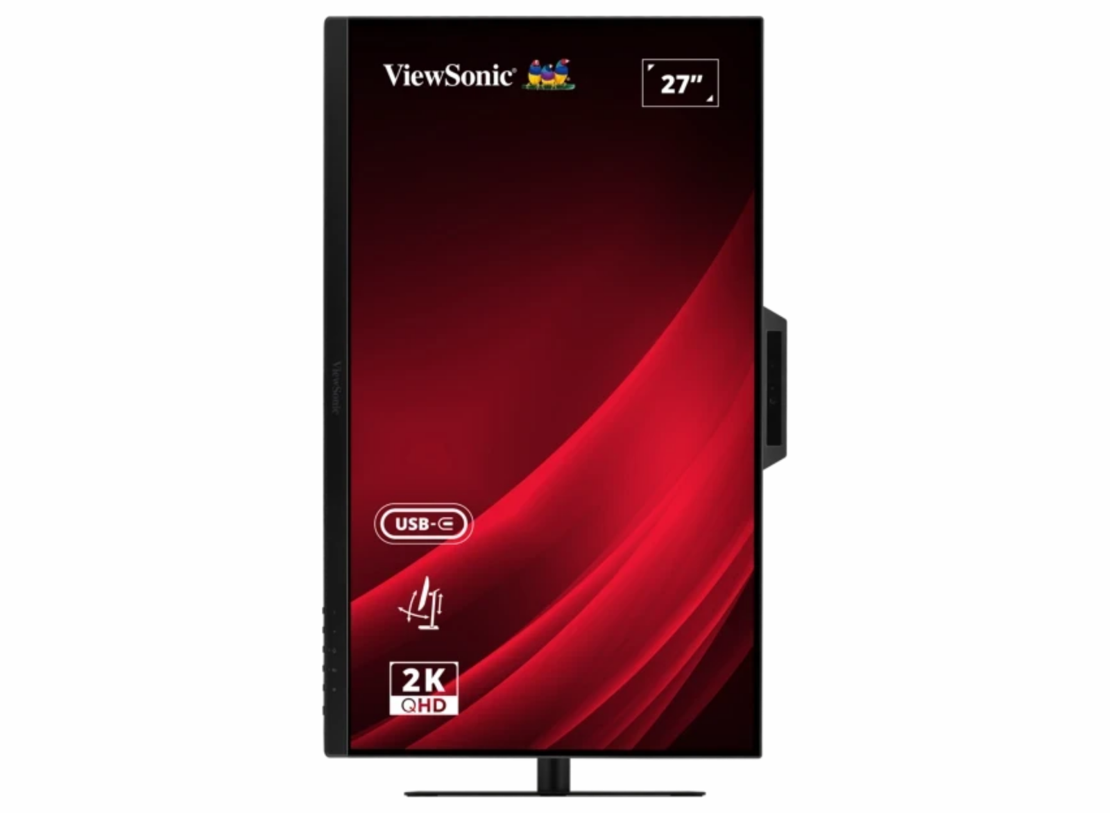 ViewSonic VG2741V-2K 27” 120Hz 4ms QHD USB-C Video Conferencing Monitor with Webcam Desktop Monitor ViewSonic
