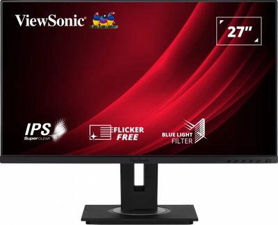 ViewSonic VG2748A-2 27" SuperClear® IPS Frameless Monitor with Advanced Ergonomics ViewSonic Computer Monitors ViewSonic