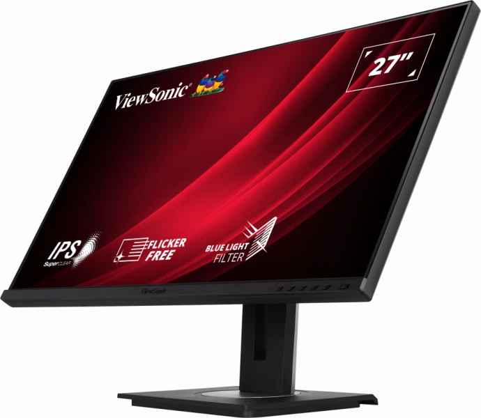 ViewSonic VG2748A-2 27" SuperClear® IPS Frameless Monitor with Advanced Ergonomics Desktop Monitor ViewSonic