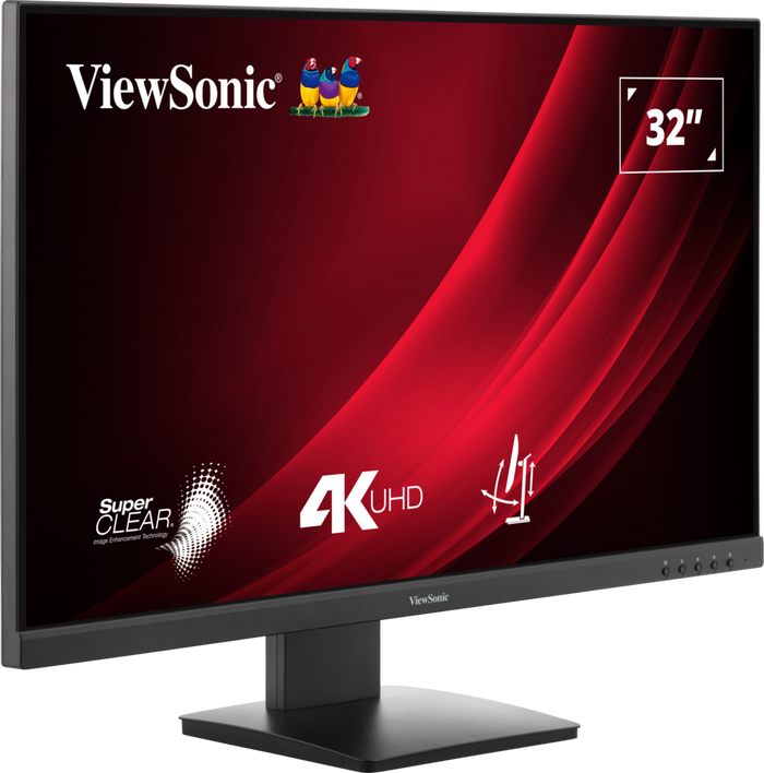ViewSonic VG3208-4K 32” 4K UHD Monitor with HDR 10 and Dual HDMI and DisplayPort Desktop Monitor ViewSonic