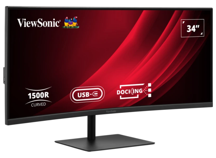ViewSonic VG3419C-2 34” 120Hz UWQHD Curved Docking Monitor with KVM Switch Desktop Monitor ViewSonic