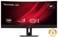 ViewSonic VG3456C 34" 100Hz UWQHD Curved Docking Monitor Desktop Monitor ViewSonic