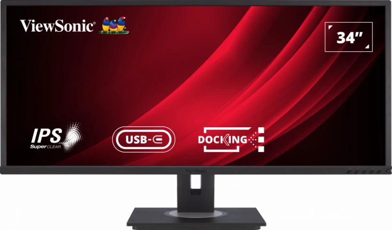 ViewSonic VG3456 34" WQHD Docking Monitor Desktop Monitor ViewSonic