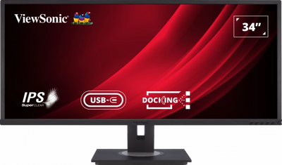 ViewSonic VG3456 34" WQHD Docking Monitor Desktop Monitor ViewSonic