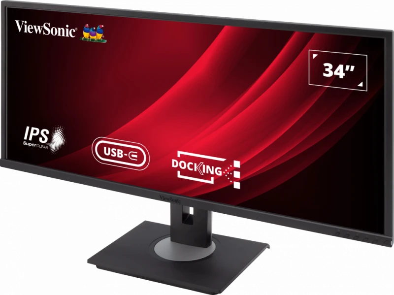 ViewSonic VG3456 34" WQHD Docking Monitor Desktop Monitor ViewSonic