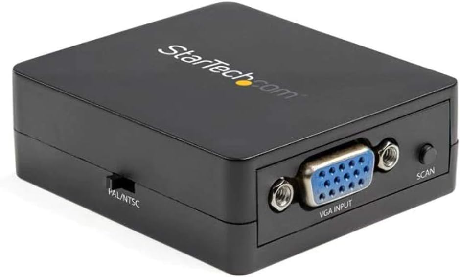 StarTech VGA to RCA and S-Video Converter | VGA2VID2 Video Signal Converter Startech
