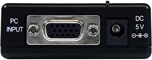 Startech VGA2VID High Resolution VGA to Composite (RCA) or S-Video Converter - PC to TV - TAA Video Signal Converter Startech