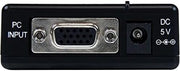 Startech VGA2VID High Resolution VGA to Composite (RCA) or S-Video Converter - PC to TV - TAA Video Signal Converter Startech