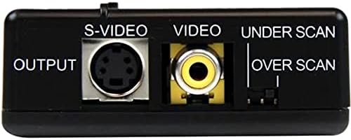 Startech VGA2VID High Resolution VGA to Composite (RCA) or S-Video Converter - PC to TV - TAA Video Signal Converter Startech