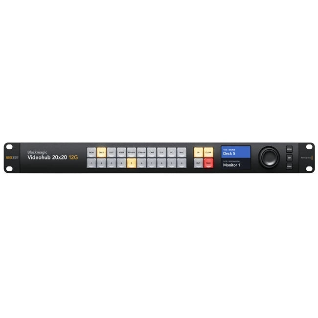 Blackmagic Design Videohub 20x20 12G | VHUBSMAS12G2020