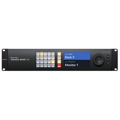 Blackmagic Design Videohub 40x40 12G | VHUBSMAS12G4040 Video Switches Blackmagic