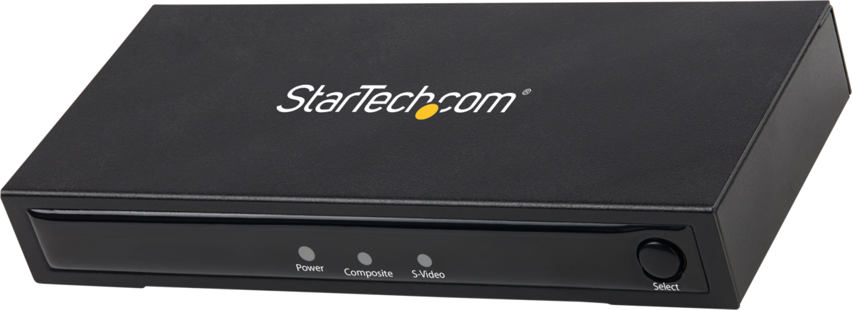 StarTech S-Video or Composite to HDMI Converter with Audio | VID2HDCON2 Video Signal Converter Startech