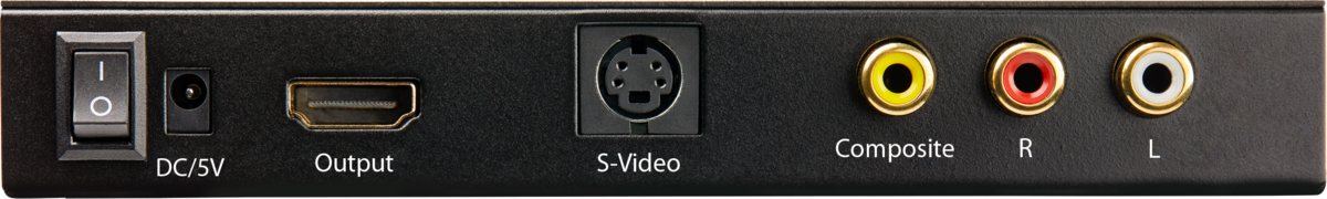StarTech S-Video or Composite to HDMI Converter with Audio | VID2HDCON2 Video Signal Converter Startech
